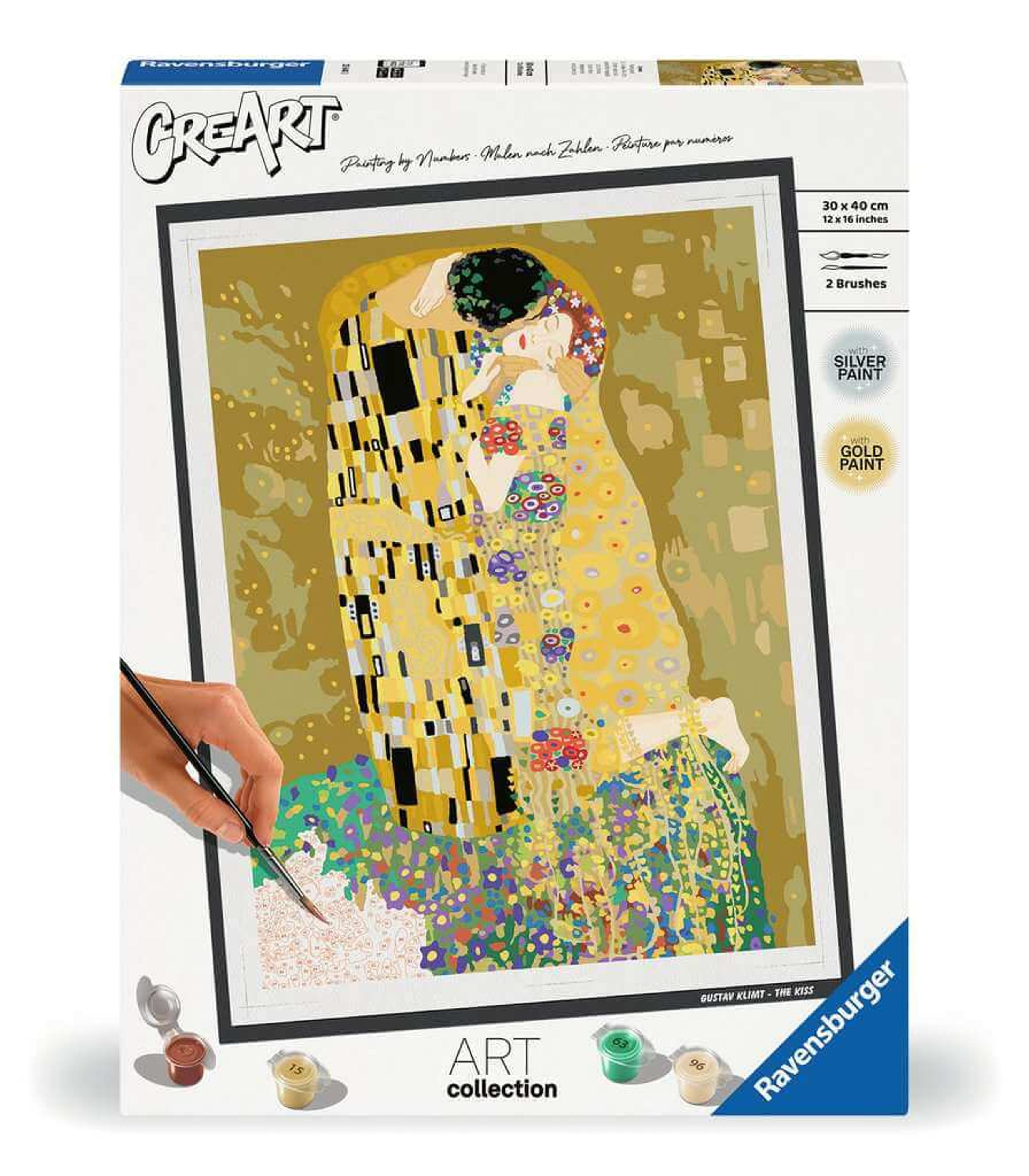 Klimt: The Kiss 12x16 Paint-by-Number