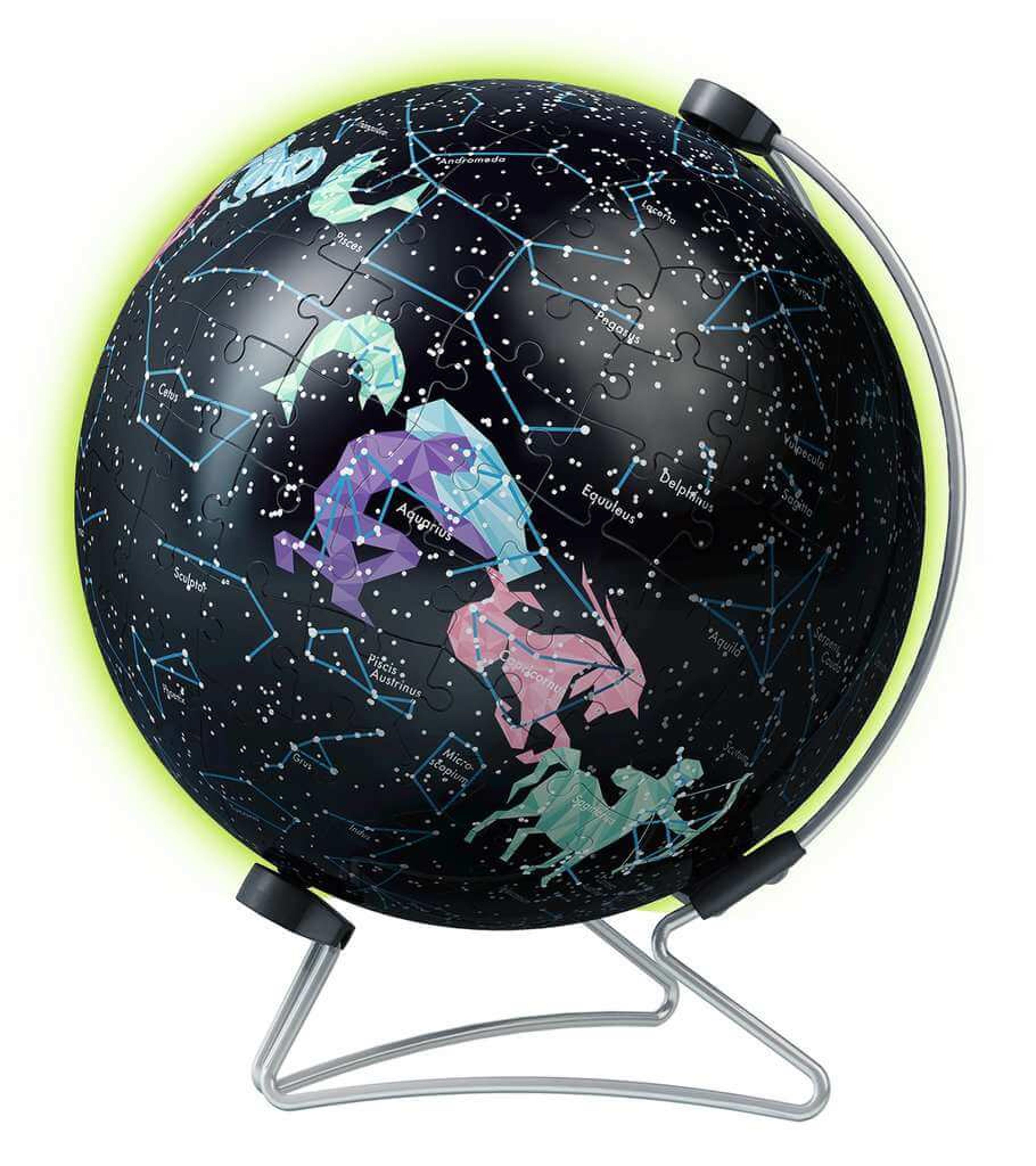 Puzzle-Ball Starglobe w/ Glow-in-the-Dark 3D Puzzle (180 pcs)