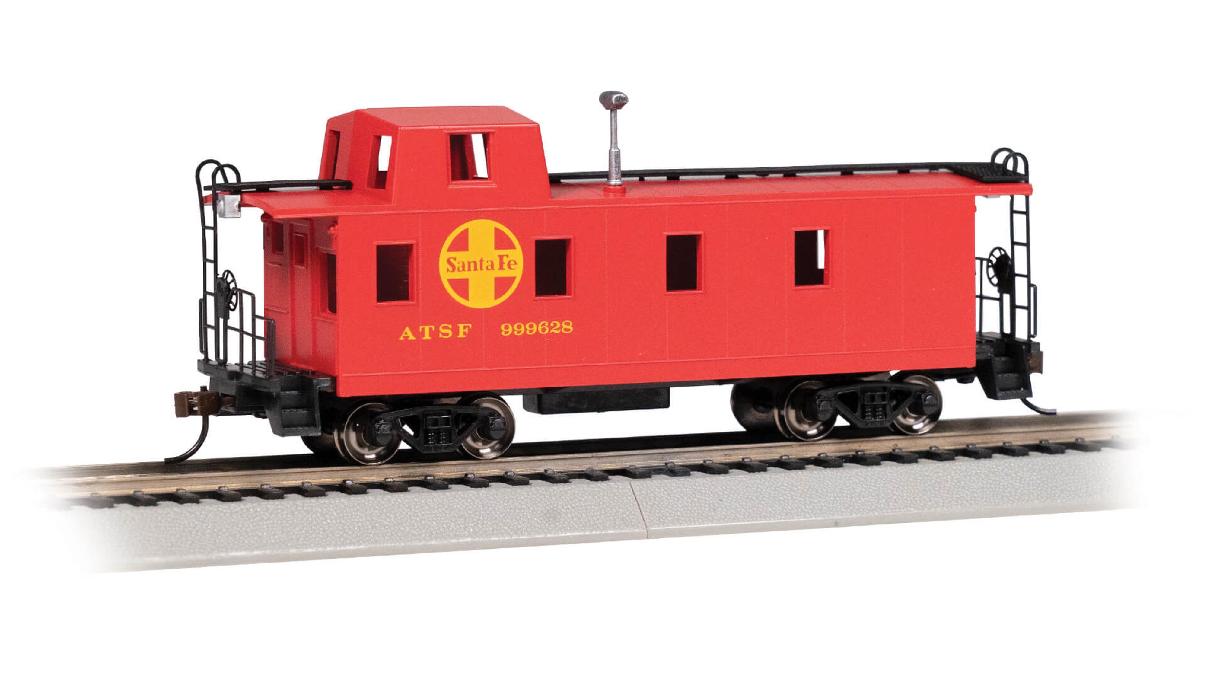 HO Streamlined Caboose woth Offset Cupola - Santa Fe #999628