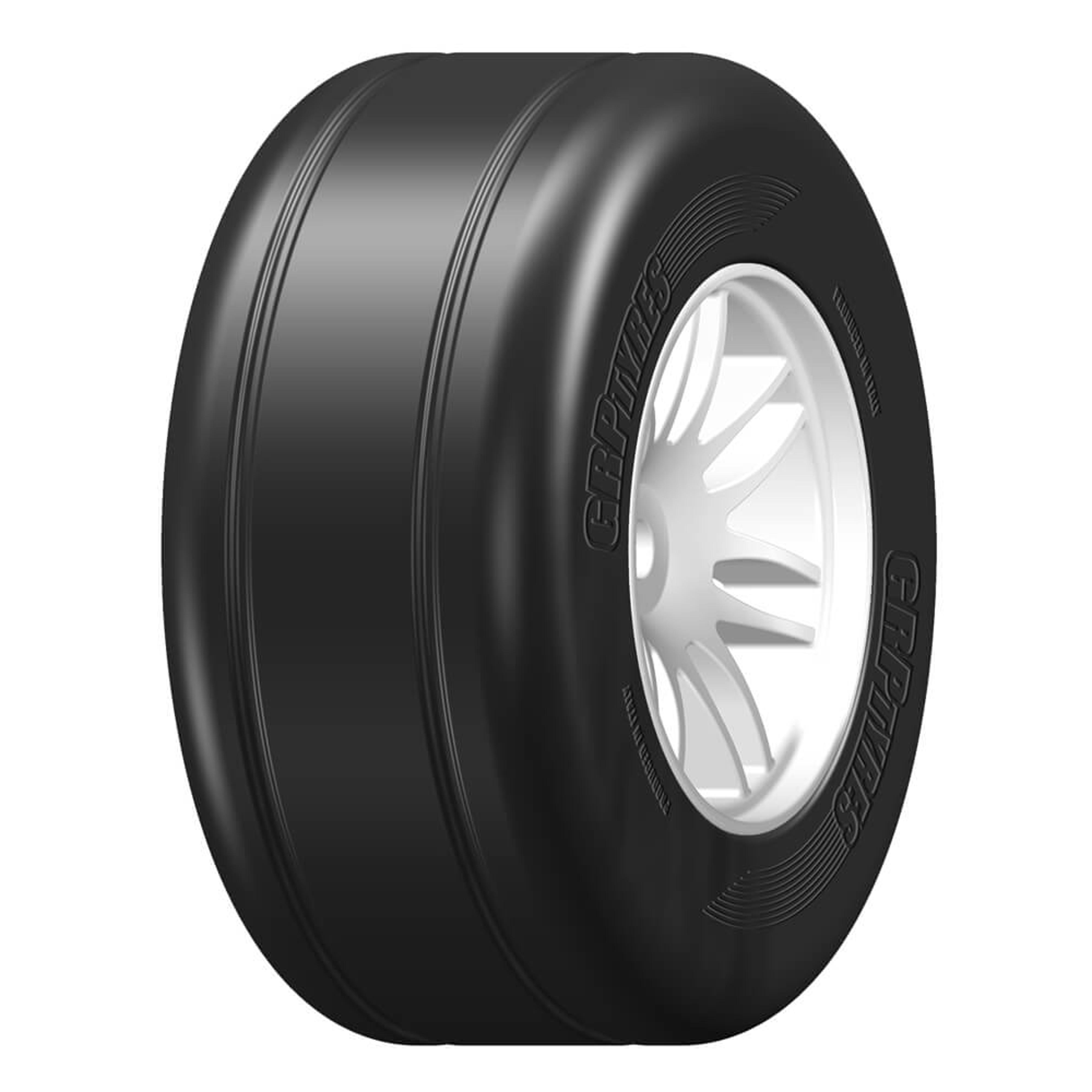 1/5 GWH55-XM2 F1 W55 REVO Fr Tyres, White Wheels (1 Pair)