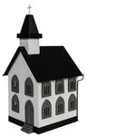 O-Scale Lionel Church - Built Up