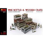 Miniart 1/35 Wine Bottles and Wooden Crates Model Kit