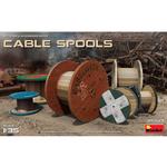 Miniart 1/35 Cable Spools Model Kit (6)