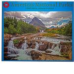 Puzzle -  Glacier National Park Upper Swiftcurrent Falls 1000 Piece