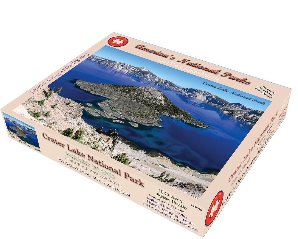 Crater Lake National Park Wizard Island Puzzle (1000 pc)
