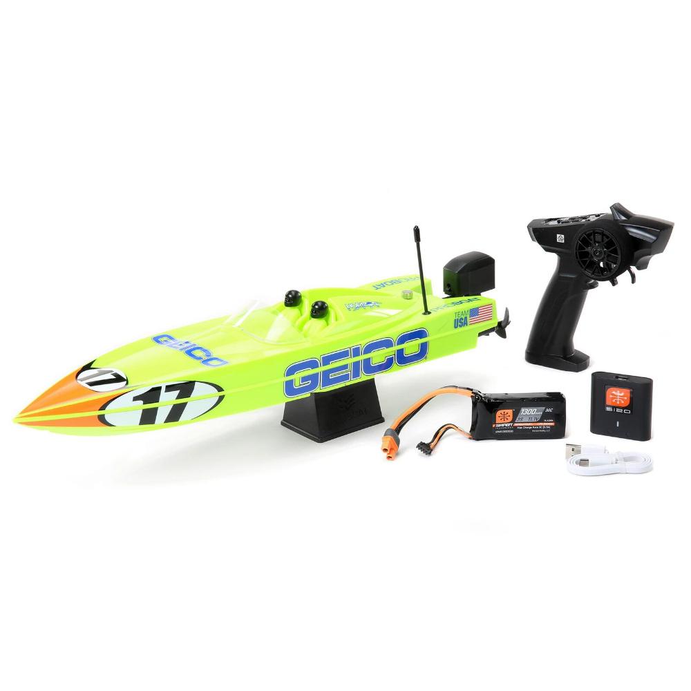 Pro Boat Miss GEICO Power Boat Racer Self-Righting Deep-V RTR R/C Boat
