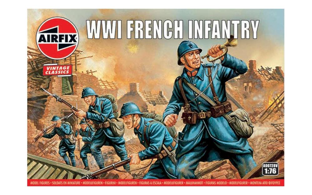 1/76 WWI French Infantry Figure Kit