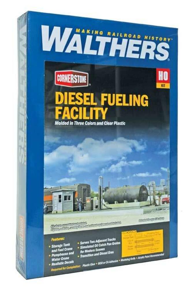 Walthers HO Diesel Fueling Facility Model Kit