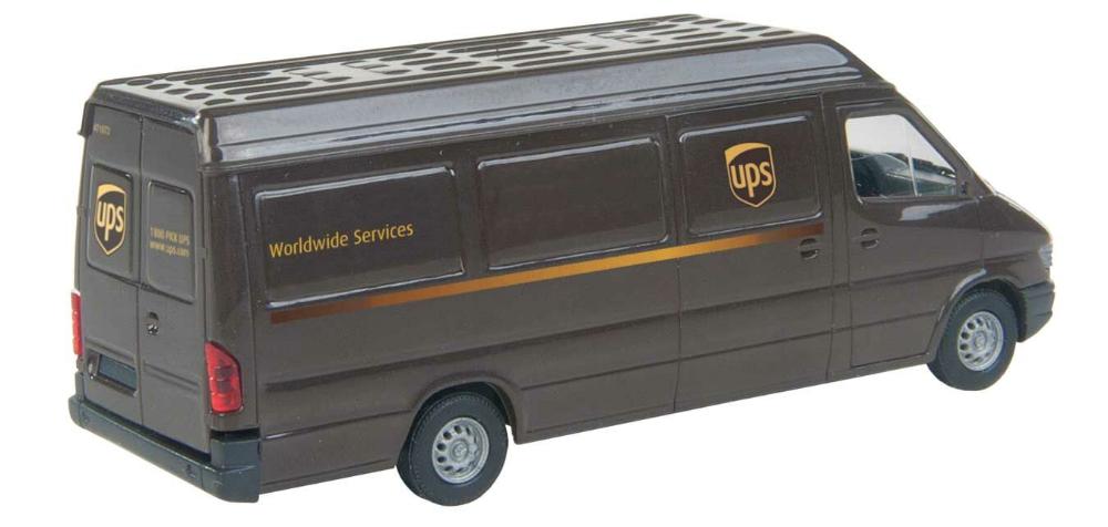UPS Delivery Van - Modern Shield Logo