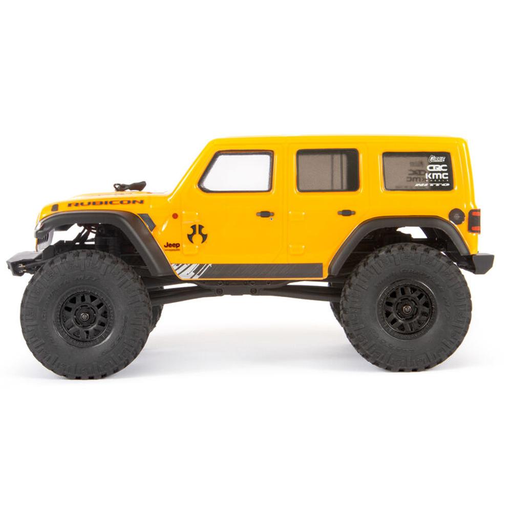 SCX24 2019 Jeep Wrangler JLU CRC 4WD RTR (Yellow)