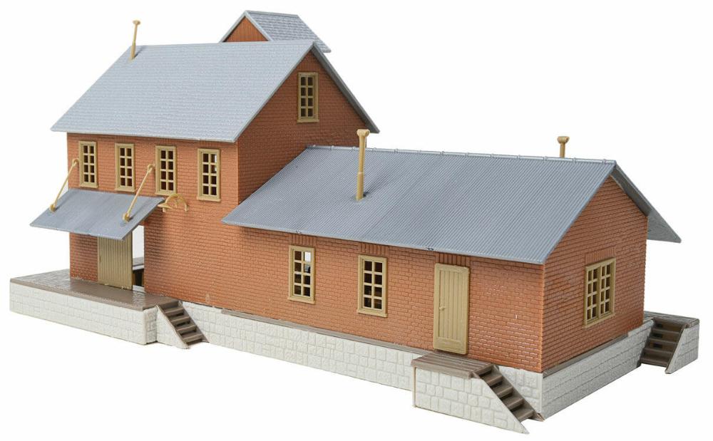 Walthers HO Brick Freight House Model Kit