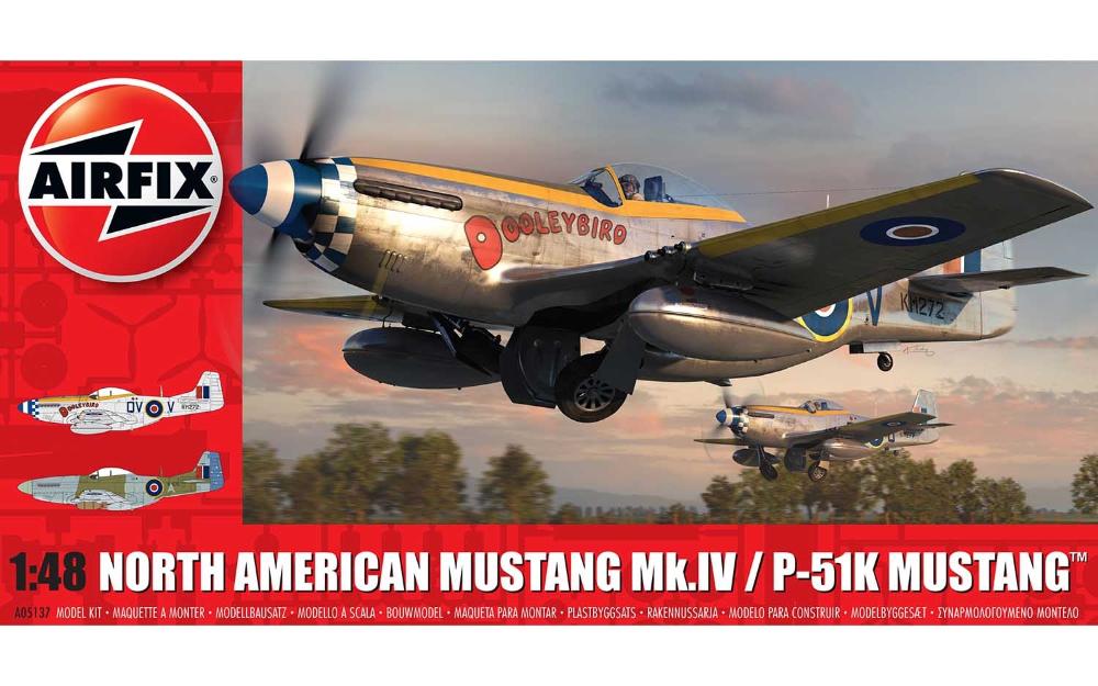 1:48 North American Mustang Mk.IV - P-51K Mustang Model Kit