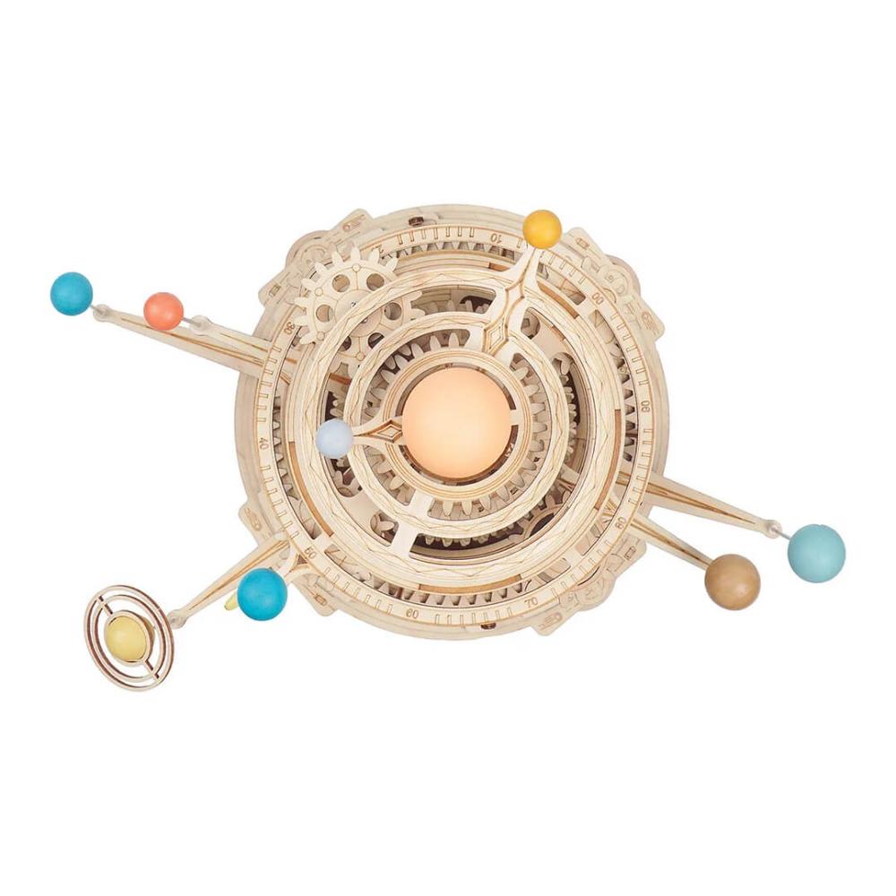 Mechanical Solar System Orrery 3D Wood Puzzle