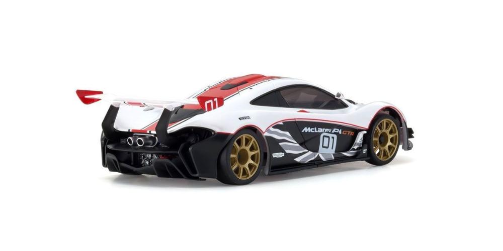 Kyosho MINI-Z RWD Readyset McLaren P1 GTR RC Racer (White/Red)
