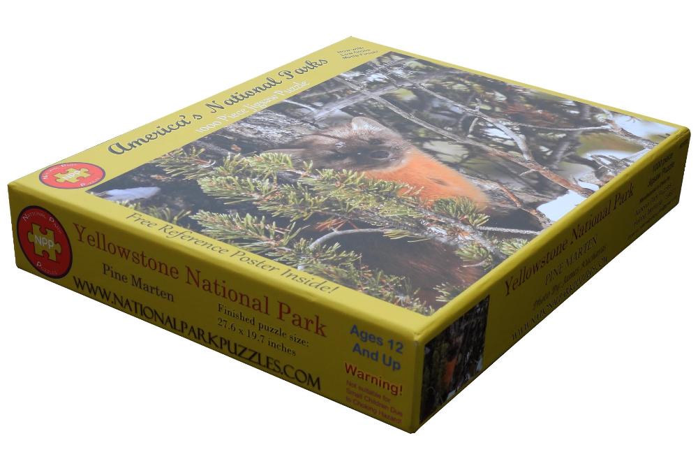 National Park Puzzles - Yellowstone National Park Pine Marten (1000 pc)