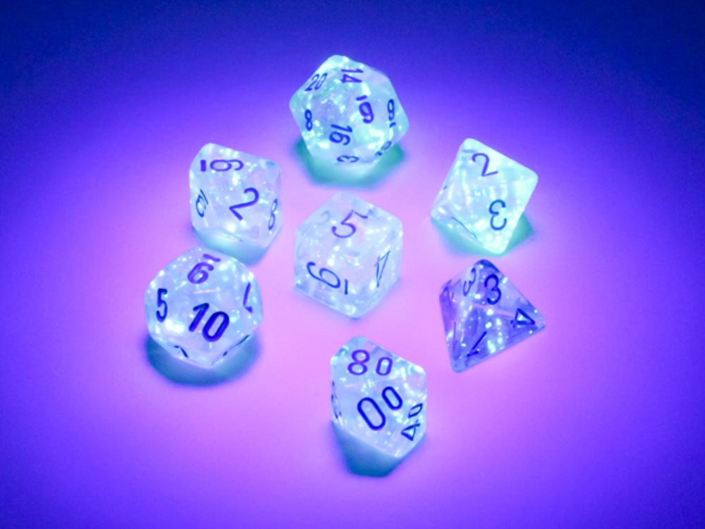 Chessex Borealis Mini-Polyhedral Icicle Die Set with Luminary Effect