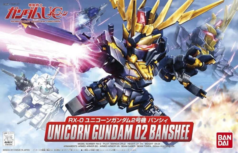 Bandai SD BB Senshi RX-0 Unicorn Gundam 02 Banshee