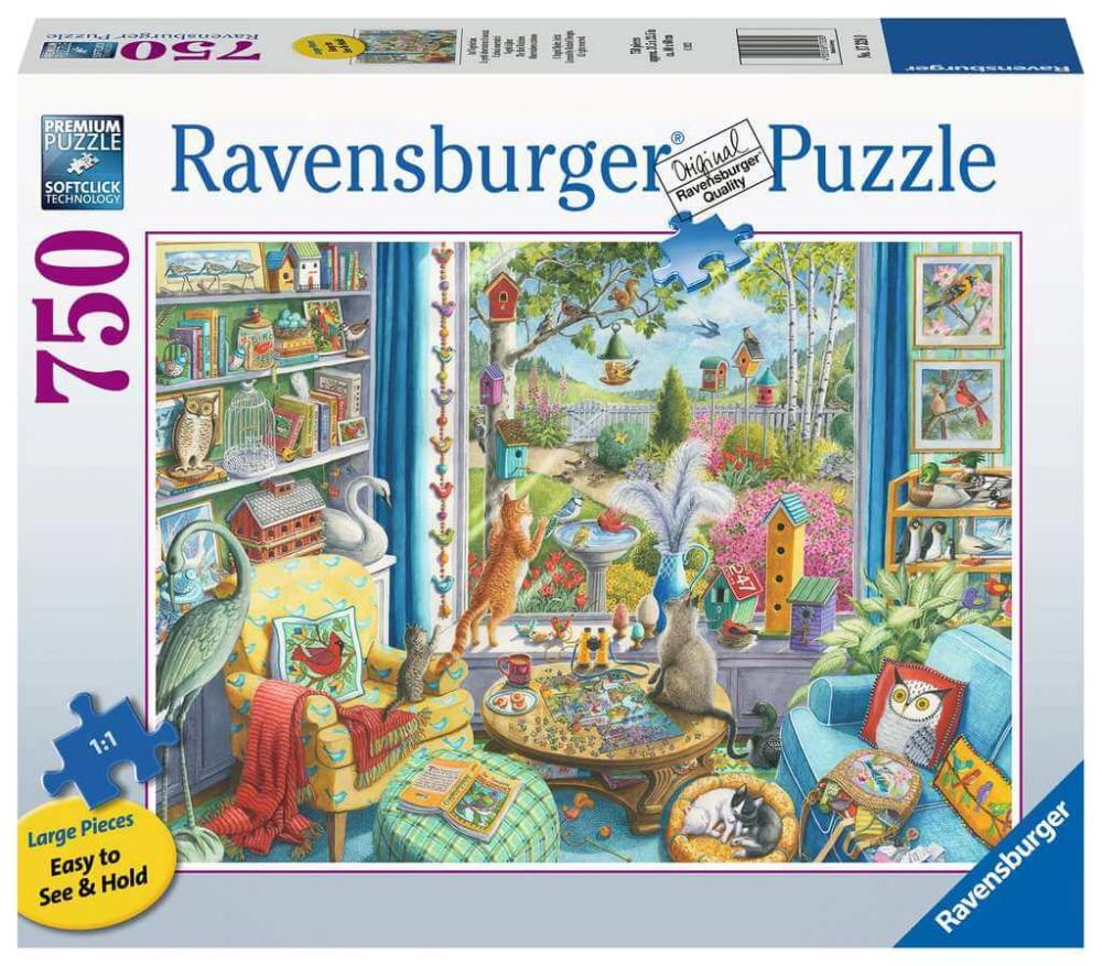 Ravensburger The Bird Watchers 750pc Puzzle (Large Pieces Style)