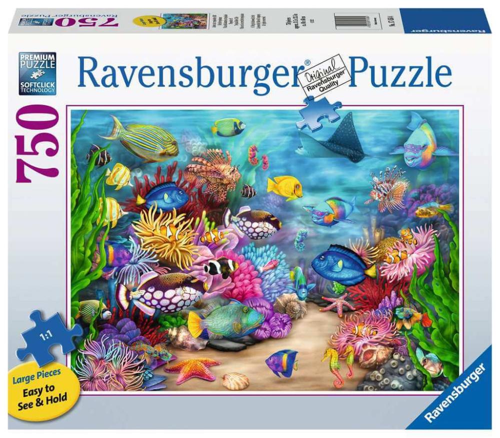 Ravensburger Costa Rica Reef Life 750pc Puzzle (Large Pieces Style)
