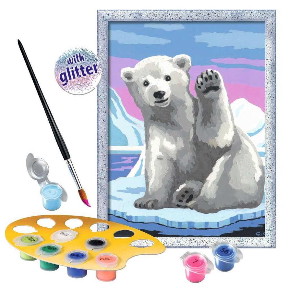 Ravensburger CreArt Pawesome Polar Bear Paint-by-Number (7x10)