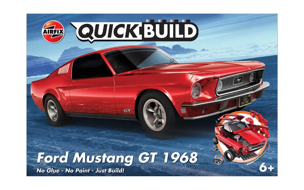 Airfix QUICKBUILD 1968 Ford Mustang GT Model Kit