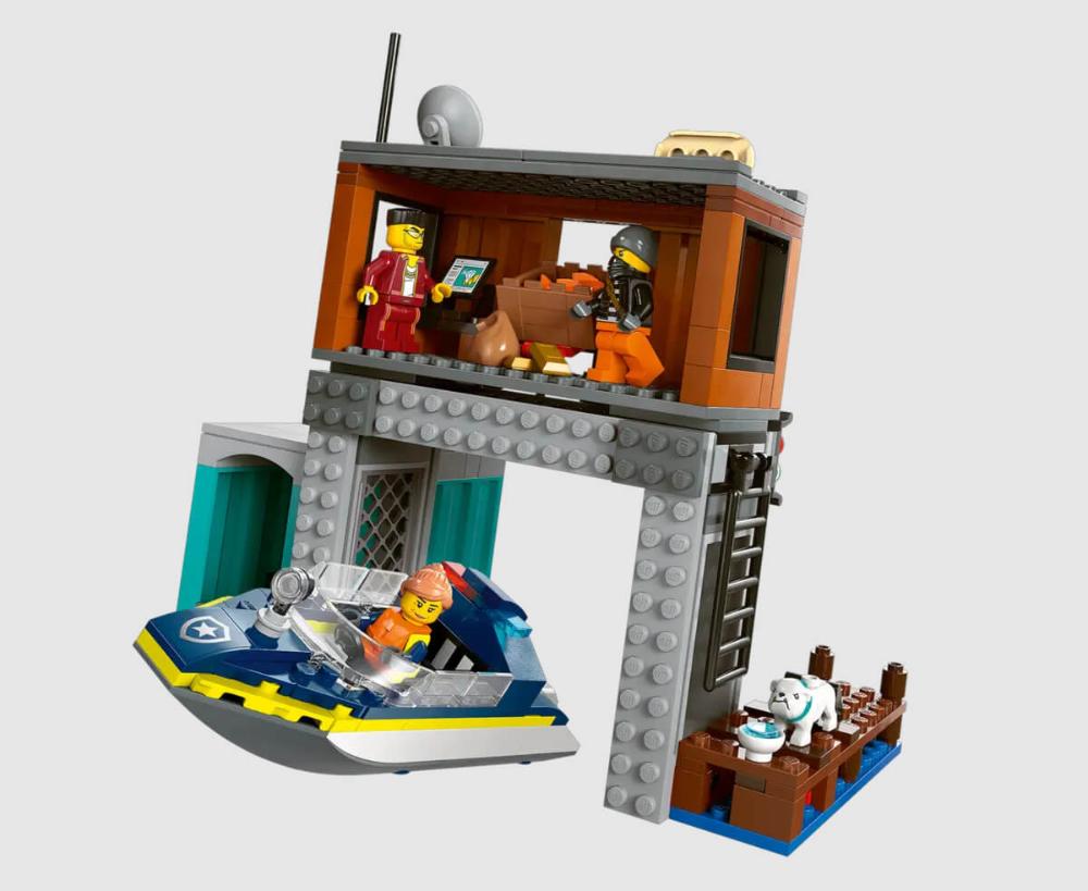 LEGO City - Police Speedboat and Crooks Hideout