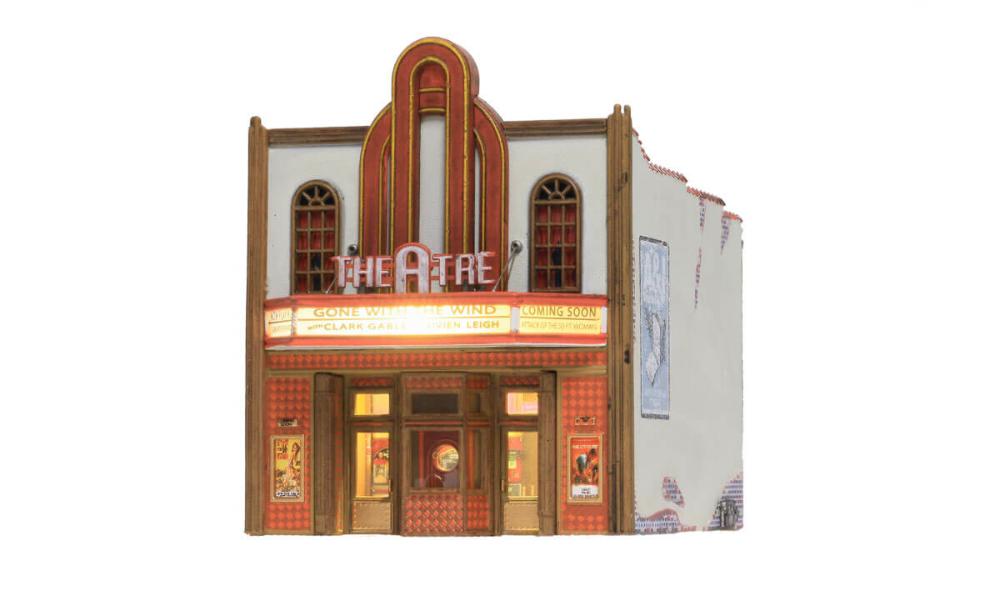 N Scale Theatre w/ Lights