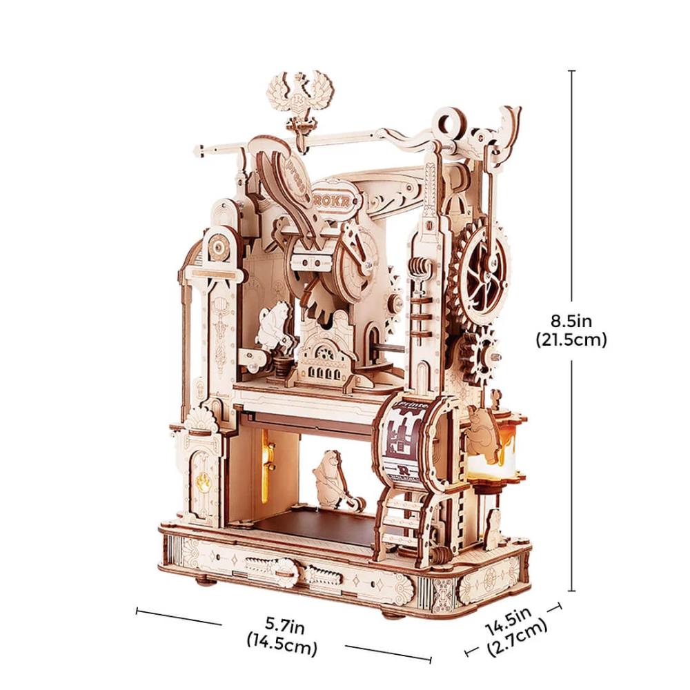 Classic Printing Press 3D Wooden Puzzle