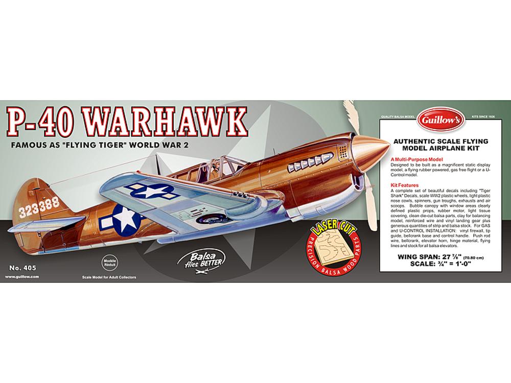 Guillows P-40 Warhawk Kit