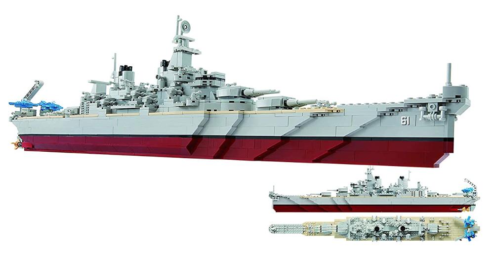 Oxford USS Iowa Battleship Construction Block Set