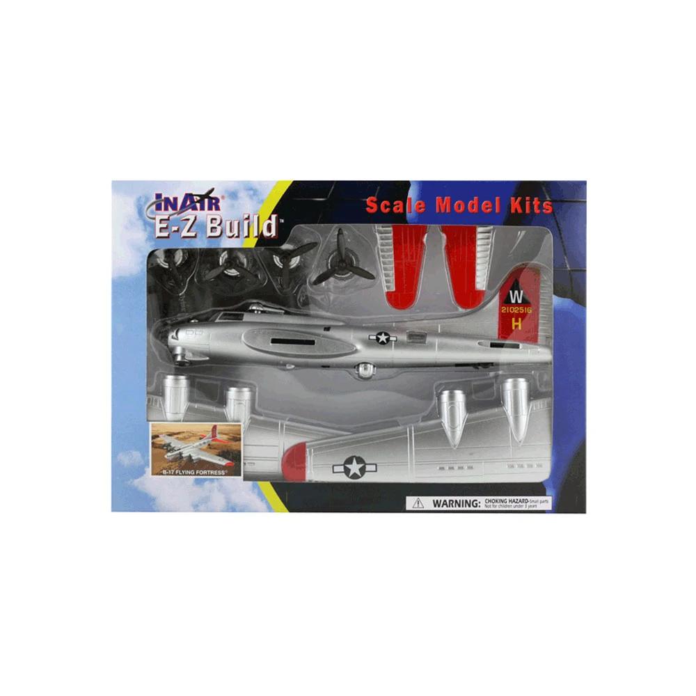 1:144 E-Z Build B-17 Flying Fortress Model Kit (Silver)